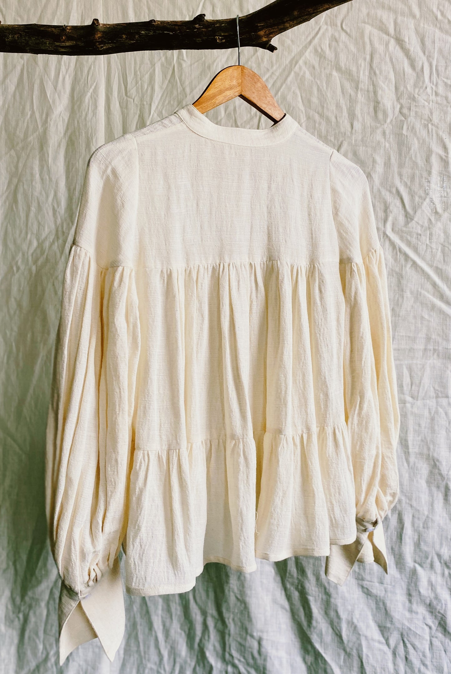 Long Suki blouse in wild silk