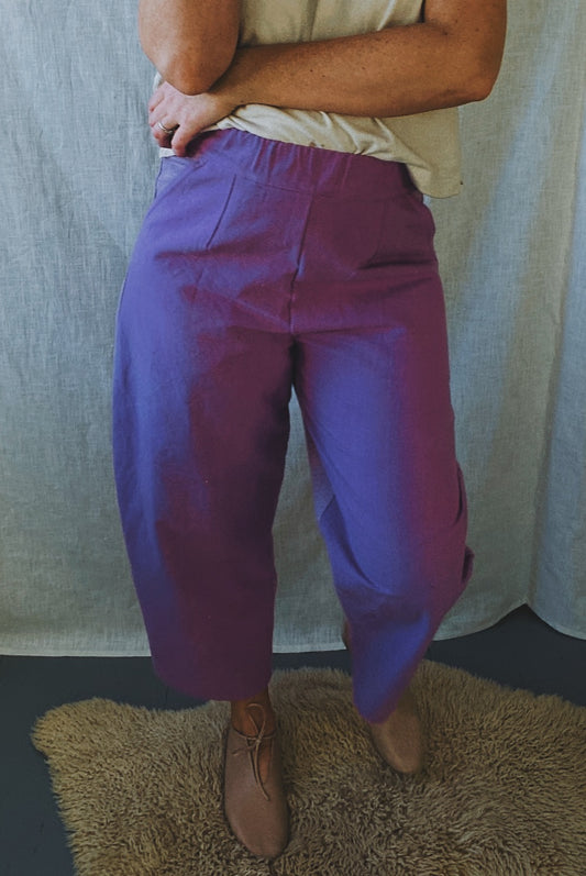 Agnes pants in two tone lavender