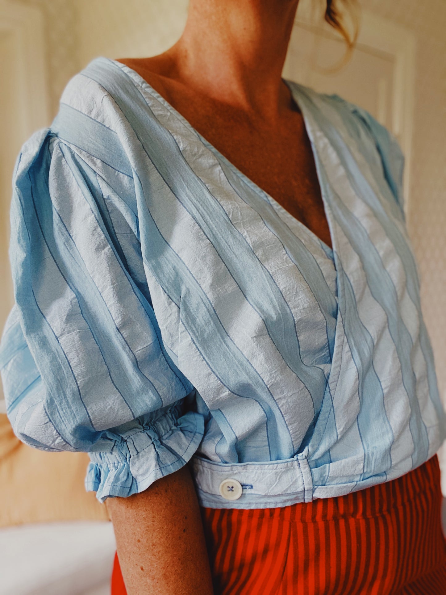 The Louise wrap top