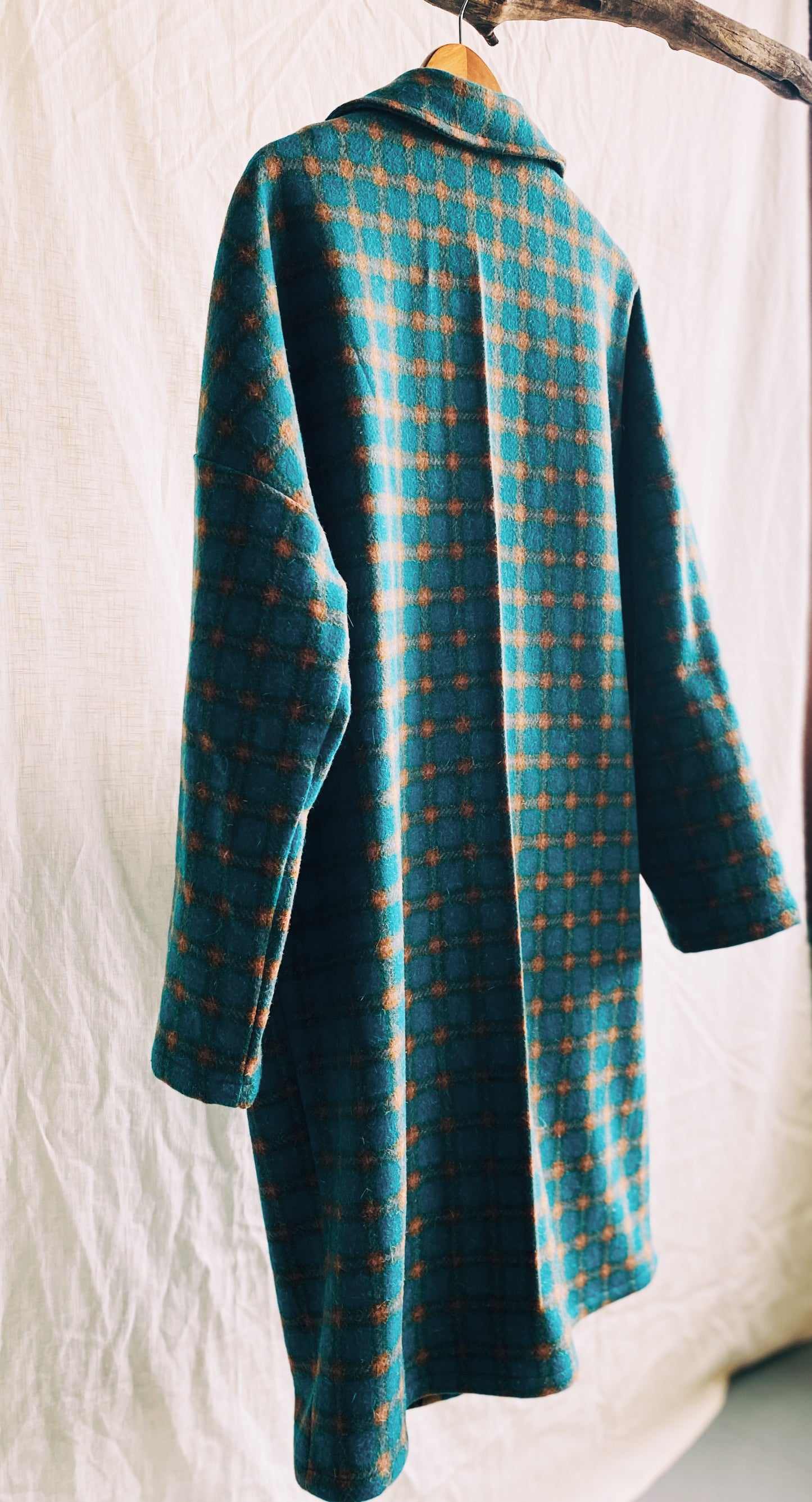 Freya coat in vintage Italian wool