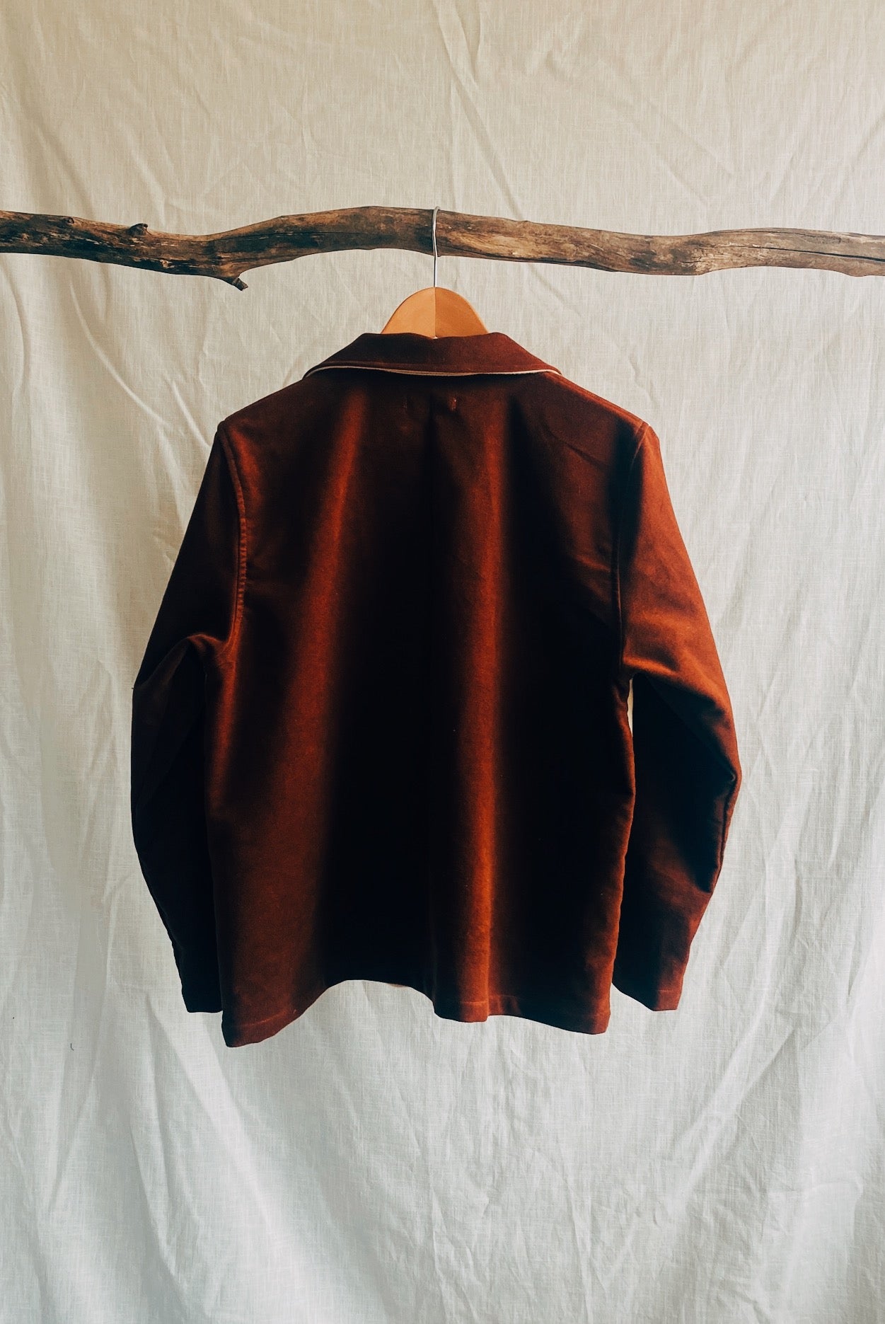 Kiko jacket in vintage velours / Italian wool