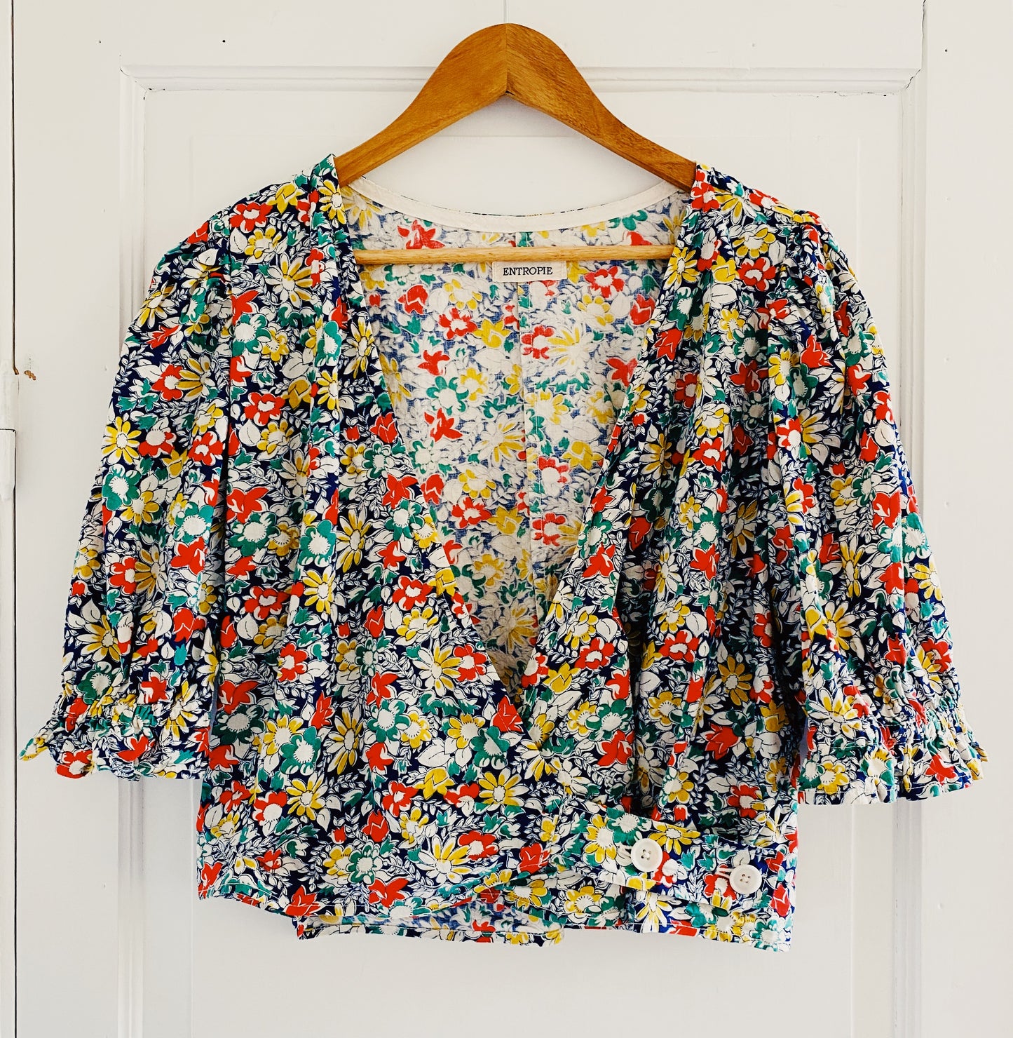 The Louise wrap top