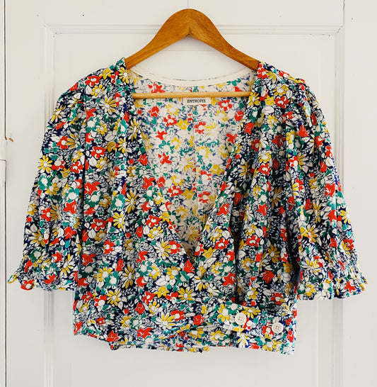 The Louise wrap top