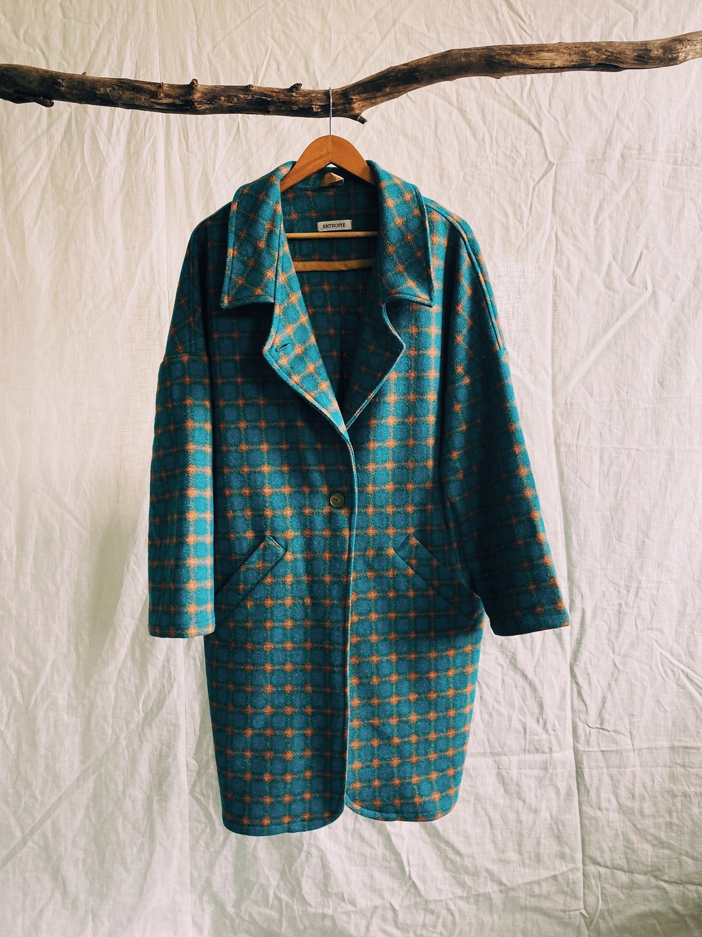 Freya coat in vintage Italian wool