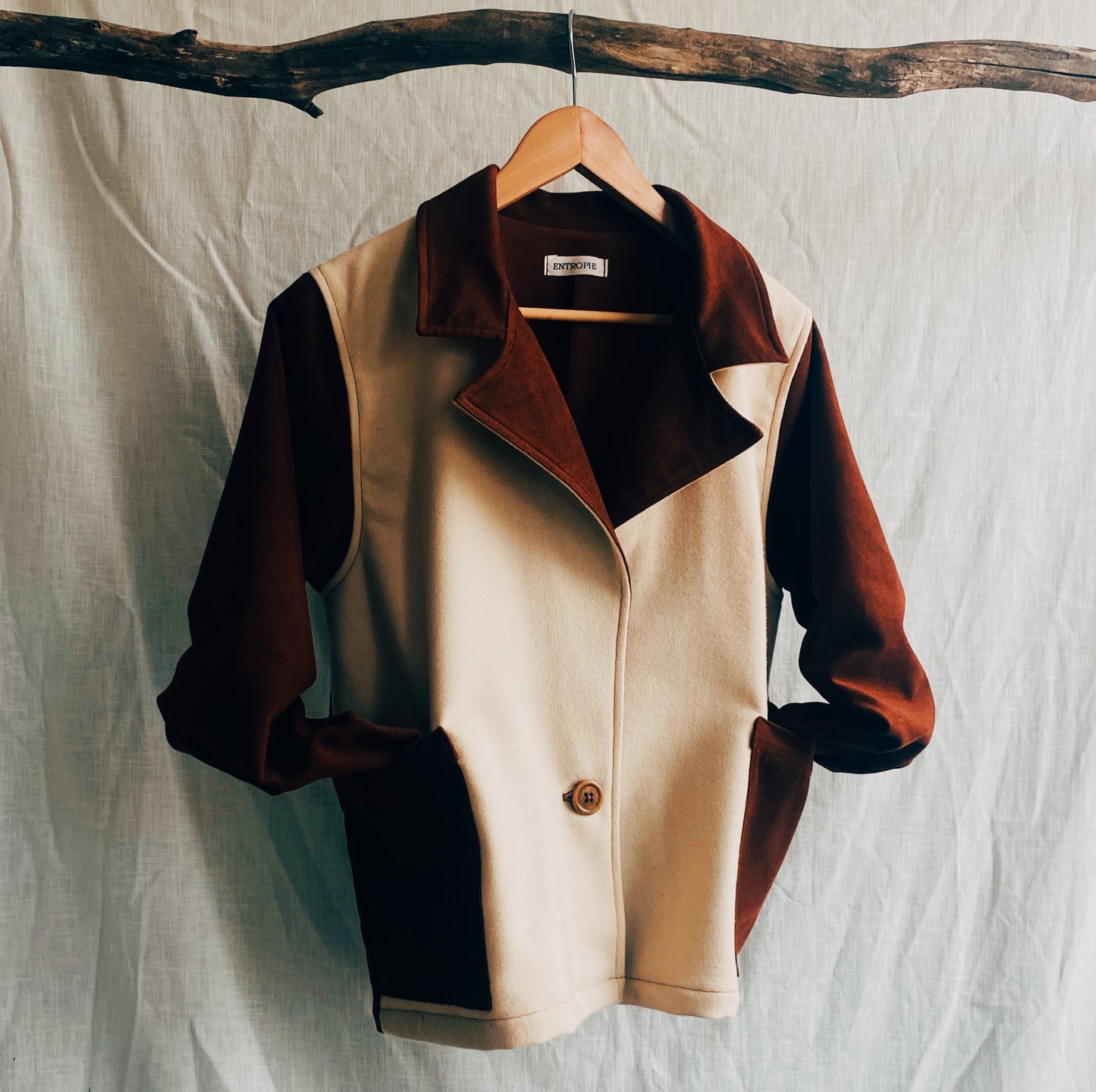 Kiko jacket in vintage velours / Italian wool