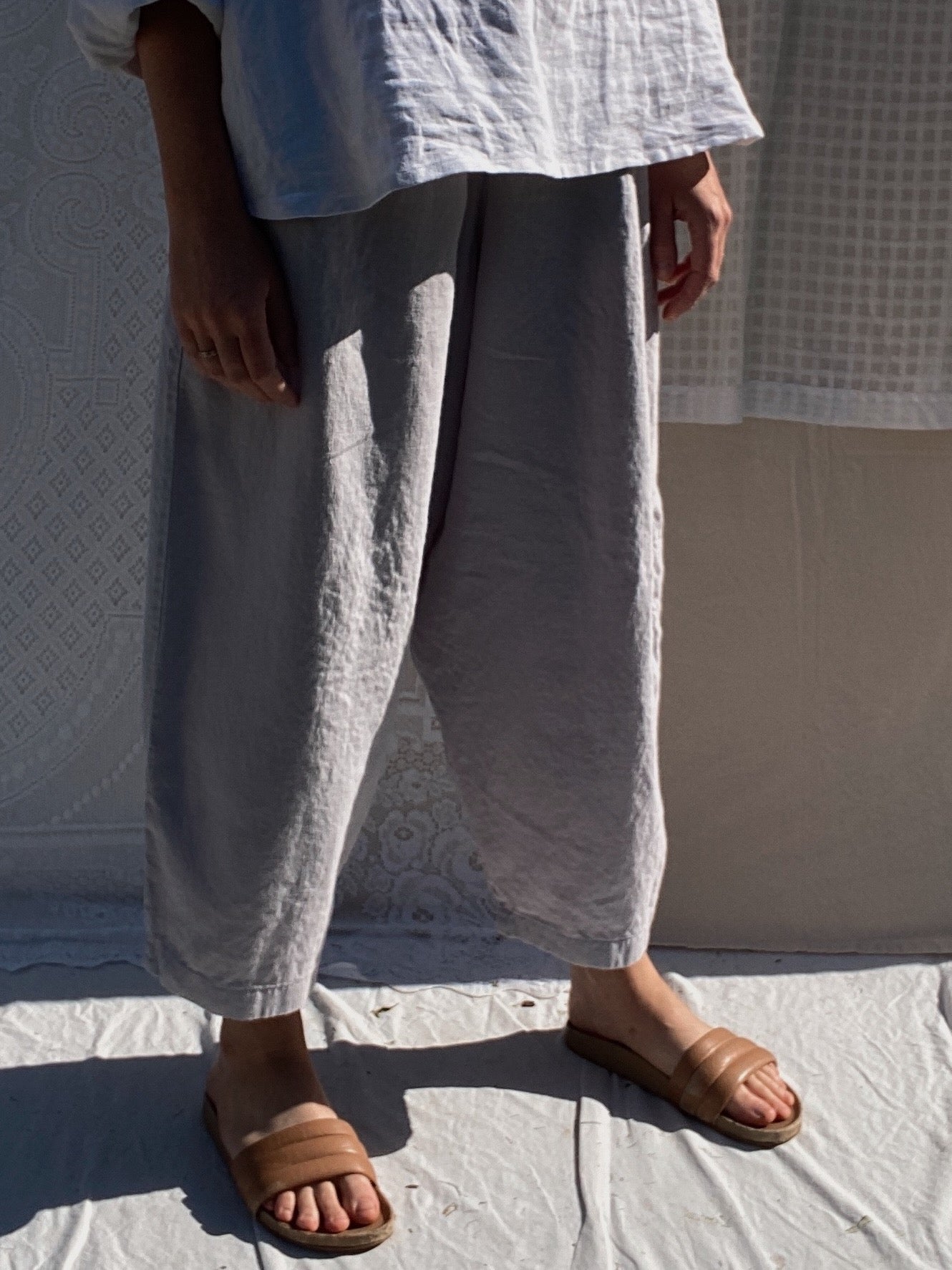 Sol linen harem pants