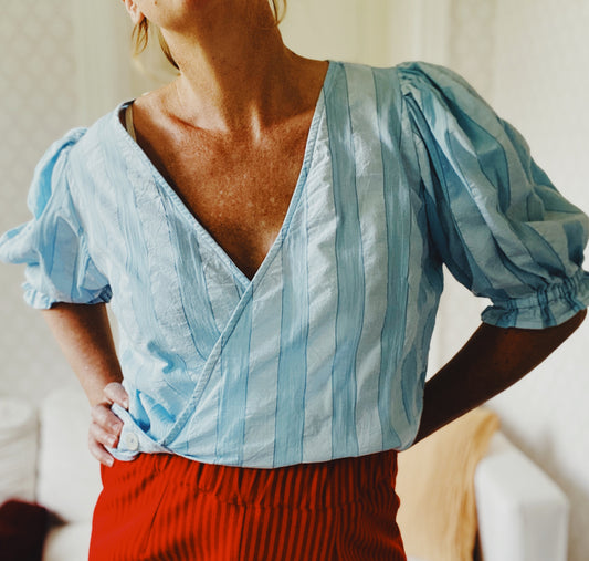 The Louise wrap top